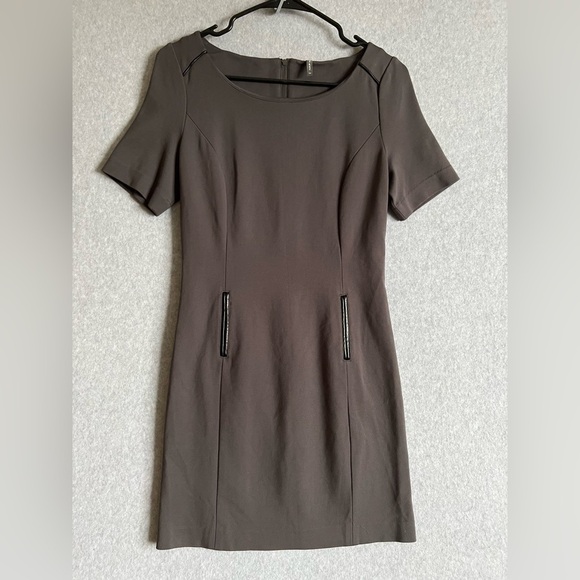 NAF NAF Dress Women’s Dress Size 34 Grey Black - Picture 1 of 5
